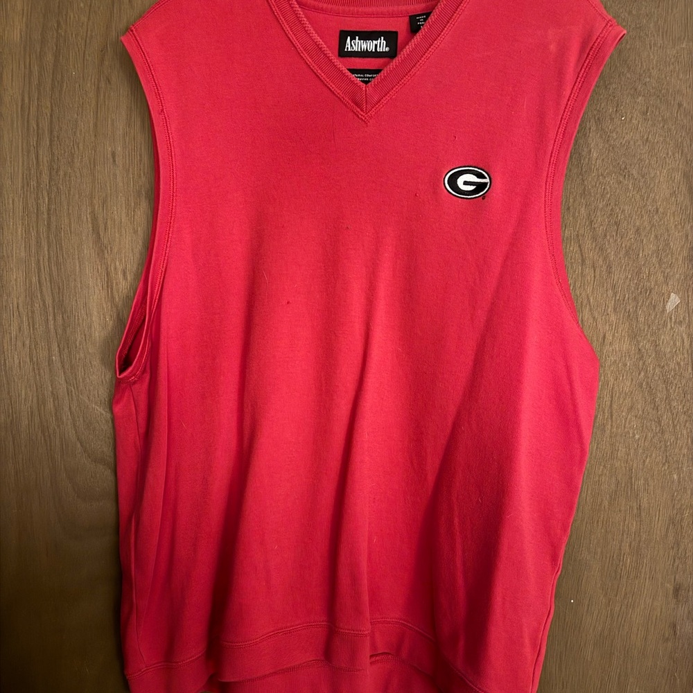 Ashworth Red Sleeveless Top